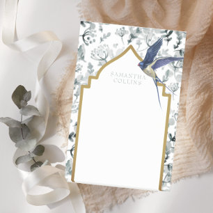 Mooie Schuur Swallow Botanische Waterverf Custom Post-it® Notes