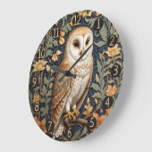 Mooie schuur uil William Morris geïnspireerd Grote Klok (Hoek)