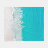 Mooie Seascape Fleece Deken (Voorkant (Horizontaal))