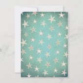 Mooie Seashell Tropische kerstboom Kaart (Achterkant)