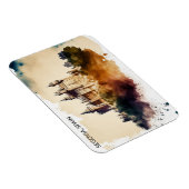 Mooie Segovia Spanje Kasteel Schilderij Magneet (Rechterzijde)