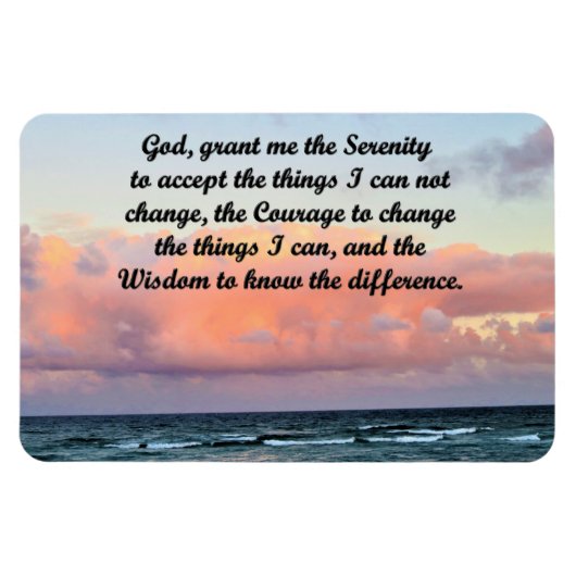 MOOIE SERENITY PRAYER MAGNEET (Horizontaal)