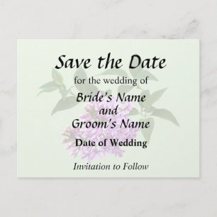 Mooie Seringen Aankondigingskaart