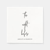 Mooie servetten voor de avond voor de bruiloft (Voorkant)