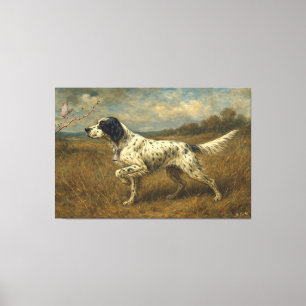 Mooie Setter , Kunst Canvas Afdruk