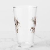 Mooie Setter , Kunst Glas (Links)