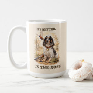 Mooie Setter met Fazanten, Kunst Koffiemok