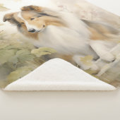 Mooie Sheltie Sherpa Deken (3/4)