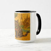 Mooie Siam Kat Koffie mok (Voorkant rechts)