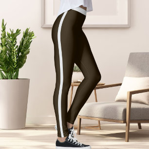 Mooie Siamese Kat Huisdier Foto Naam Bruin Persoon Leggings