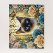 Mooie Siamese Kat Legpuzzel (Verticaal)