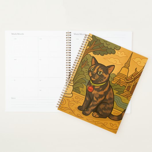 Mooie Siamese Kat Notitieboek (Display)