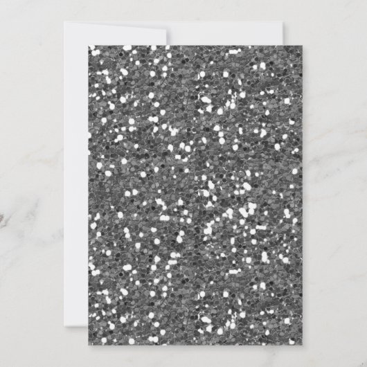 Mooie Silver Glitter-Moederdag Kaart (Achterkant)