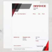 Mooie sjabloon zonder factuur (Voorkant / Achterkant)