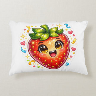 Mooie Slaapende Aardbei T-Shirt | Kawaii Fruit Accent Kussen