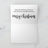 Mooie slapende engel feestdagen kaart (Binnen)