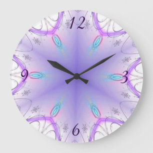 Mooie Snowflakes Clock Grote Klok