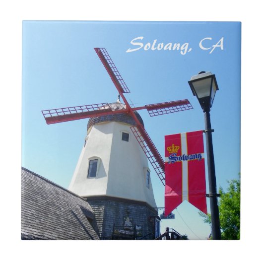 Mooie Solvang-Tegel! Tegeltje (Voorkant)