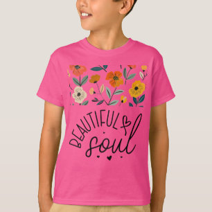 Mooie Soul Floral Graphic design Inspirerend T-shirt