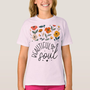 Mooie Soul Floral Graphic design Inspirerend T-shirt