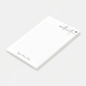 Mooie Soul Personaliseer notities Post-it® Notes (Schuin)