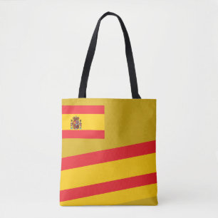 Mooie Spanje vlag kleuren Spaans Meisje Draagtas