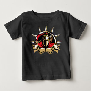 Mooie Spartaanse krijger baby t-shirt