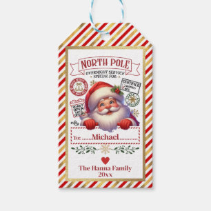 Mooie speciale levering Noordpool Met Sinterklaas Cadeaulabel