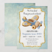 Mooie  Speelgoed van vliegtuigjongen Kaart (Voorkant / Achterkant)