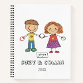 Mooie spiraal Notebook voor kinderen stijlvol Notitieboek (Voorkant)