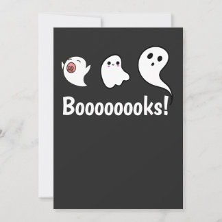 Mooie spookboek uitnodigingskaart kaart