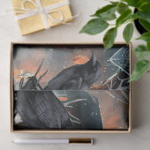 Mooie Spooky Haunted Halloween Decoupage Tissuepapier (Geschenk)