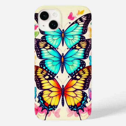 Mooie Springtime Vlinders Case-Mate iPhone Case (Achterkant)