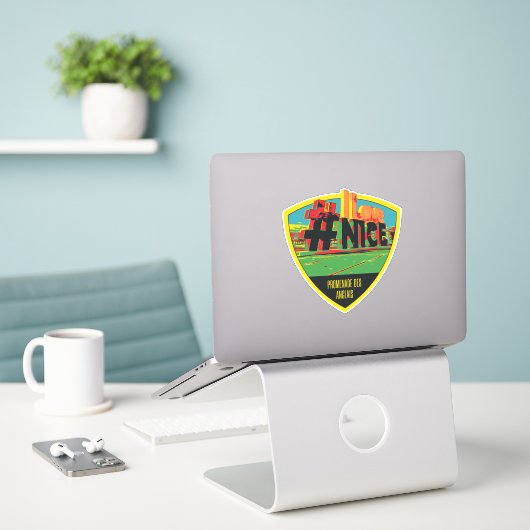Mooie stad Frankrijk is mijn trotse Sticker (Laptop op bureau)