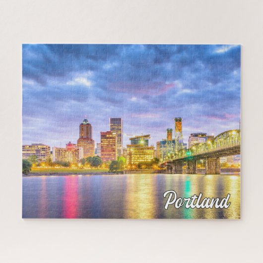Mooie stad van Portland, Oregon Legpuzzel (Horizontaal)