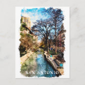 Mooie stad van San Antonio Briefkaart (Voorkant)