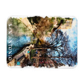 Mooie  stad van San Antonio Magneet (Horizontaal)