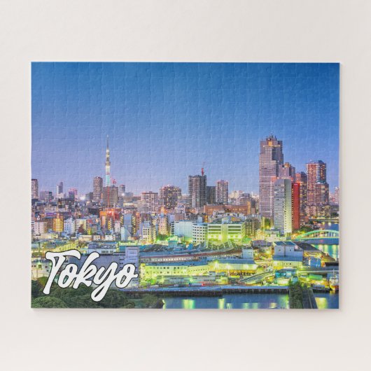 Mooie stad van Tokio, Japan Legpuzzel (Horizontaal)