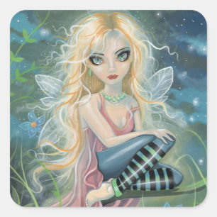 Mooie Sterrenlicht Fee Fantasie Kunst Stickers