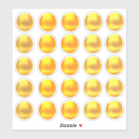 Mooie sticker set met gouden stippen (Vel)