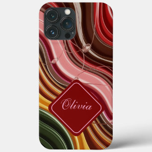 Mooie stijlvolle, lichte gradiënt Hoesje-Mate iP iPhone 13 Pro Max Hoesje
