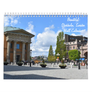 Mooie Stockholm, Zweden Muur Kalender