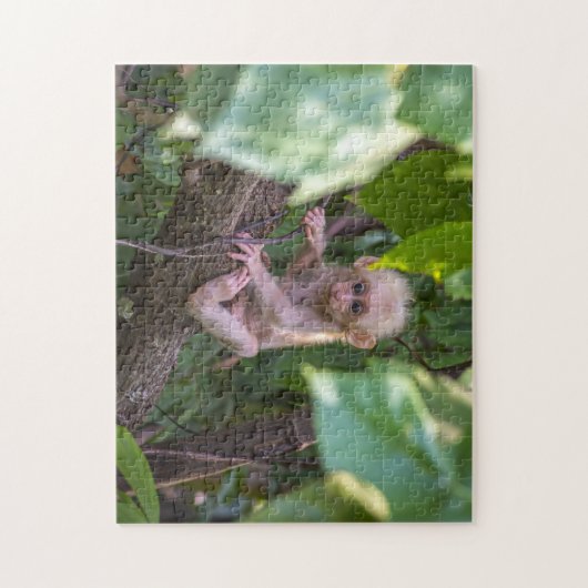 Mooie stommeling Macaque Legpuzzel (Verticaal)