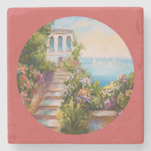 Mooie Stone Stairway Fine Art Stenen Onderzetter