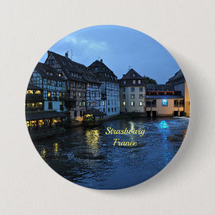 Mooie Straatsburg, Frankrijk Ronde Button 7,6 Cm