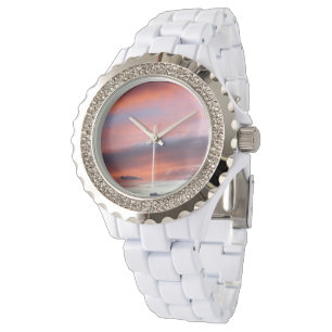 Mooie stralen zonnehemel in Maui Hawaii Watch Horloge