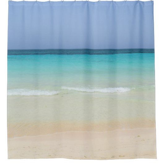 Mooie strand foto 197 douchegordijn (Voorkant)