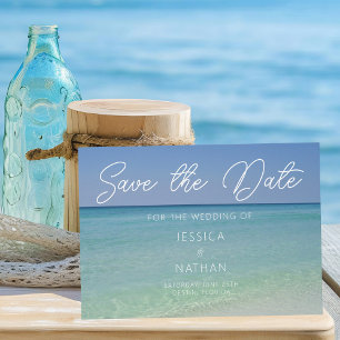 Mooie Strand Horizon Fotografie Zeekant Save The Date