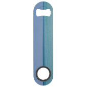 Mooie strand horizon gepersonaliseerde bruiloft speed flessenopener (Achterkant)