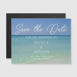Mooie Strandfotografie Magnetische Save the Date